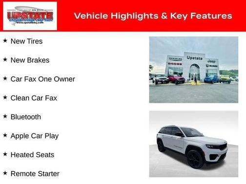 Bright White Clearcoat 2023 Jeep Grand Cherokee Altitude