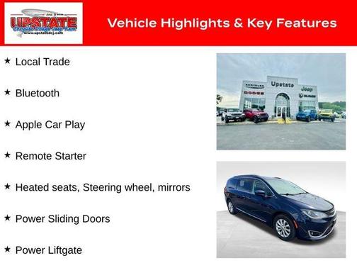 Jazz Blue Pearlcoat 2019 Chrysler Pacifica Touring-L