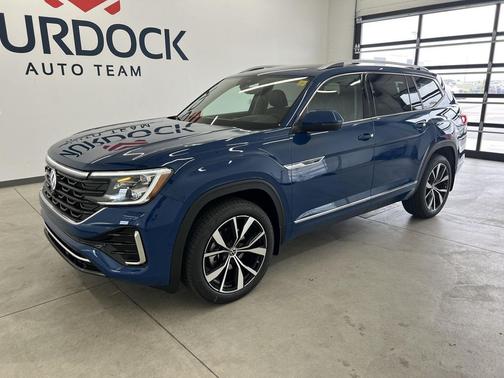 Mountain Lake Blue Metallic 2026 Volkswagen Atlas 2.0T SEL Premium R-Line 4MOTION
