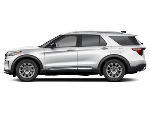 Space White Metallic 2025 Ford Explorer Platinum
