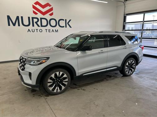 Space White 2025 Ford Explorer Platinum