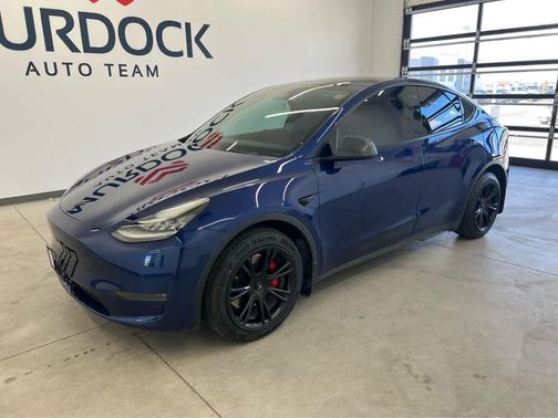 Deep Blue Metallic 2020 Tesla Model Y Long Range Dual Motor All-Wheel Drive