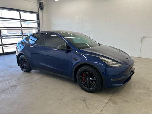Deep Blue Metallic 2020 Tesla Model Y Long Range Dual Motor All-Wheel Drive