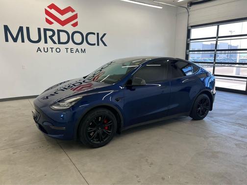 Deep Blue Metallic 2020 Tesla Model Y Long Range Dual Motor All-Wheel Drive