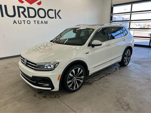 Pure White 2021 Volkswagen Tiguan 2.0T SEL R-Line 4MOTION