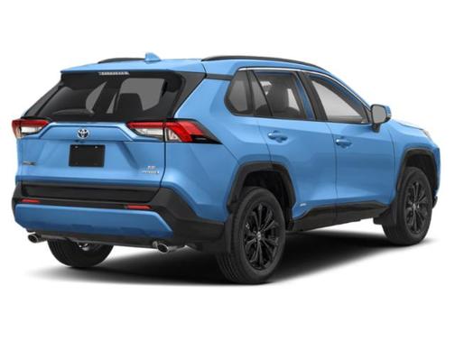 Cavalry Blue 2025 Toyota RAV4 Hybrid SE