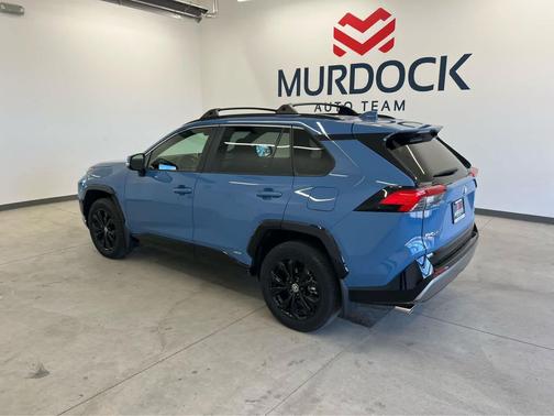 Cavalry Blue 2025 Toyota RAV4 Hybrid SE