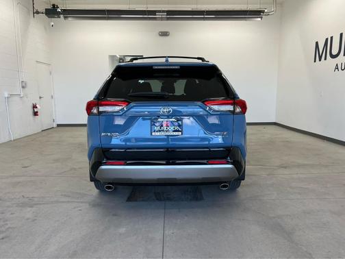 Cavalry Blue 2025 Toyota RAV4 Hybrid SE