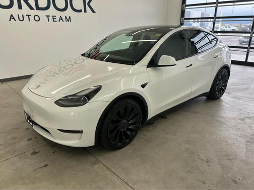 Pearl White Multi-Coat 2022 Tesla Model Y Performance Dual Motor All-Wheel Drive
