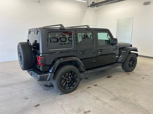 Black Clearcoat 2023 Jeep Wrangler 4xe Sahara