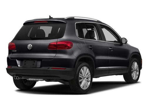 Deep Black Pearl 2017 Volkswagen Tiguan 2.0T Wolfsburg Edition