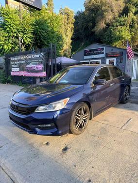 Obsidian Blue Pearl 2017 Honda Accord Sport