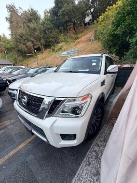 Pearl White 2018 Nissan Armada SL