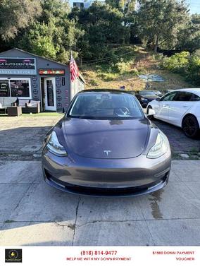 Grey 2018 Tesla Model 3 Long Range