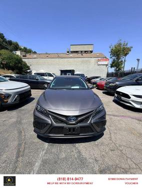 Predawn Gray Mica 2024 Toyota Camry Hybrid SE