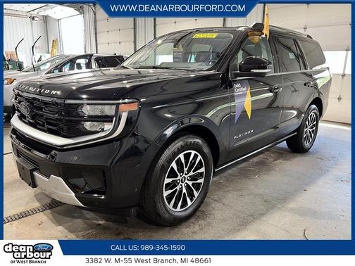 AGATE BLACK METALLIC 2025 Ford Expedition PLATINUM SUV