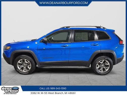 Hydro Blue Pearlcoat 2019 Jeep Cherokee TRAILHAWK