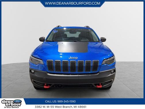 Hydro Blue Pearlcoat 2019 Jeep Cherokee TRAILHAWK