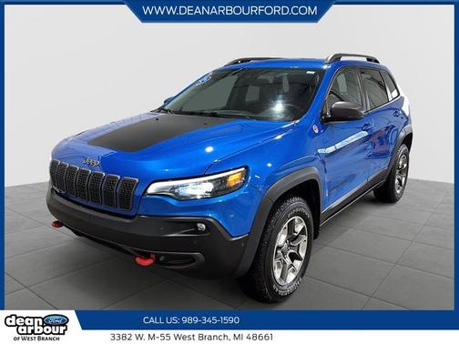 Hydro Blue Pearlcoat 2019 Jeep Cherokee TRAILHAWK