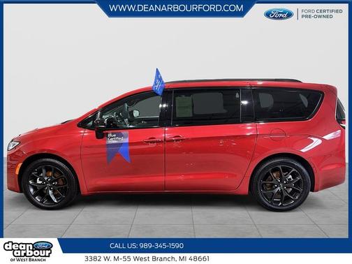 Red 2025 Chrysler Pacifica LIMITED