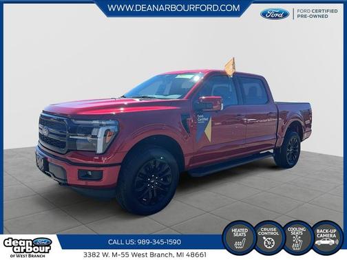 RAPID RED MET TINTED CC 2025 Ford F-150 LARIAT