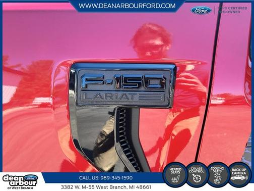 RAPID RED MET TINTED CC 2025 Ford F-150 LARIAT