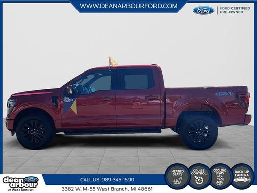 RAPID RED MET TINTED CC 2025 Ford F-150 LARIAT