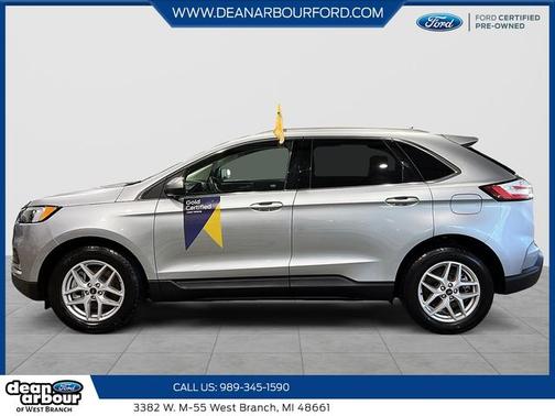 ICONIC SILVER 2024 Ford Edge SEL
