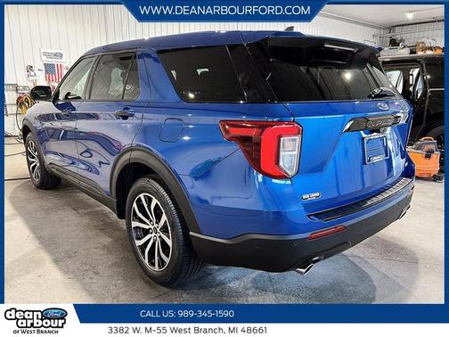 ATLAS BLUE 2022 Ford Explorer ST-LINE