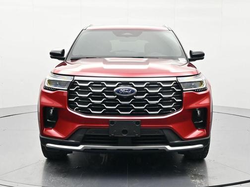 Red Metallic 2026 Ford Explorer Platinum