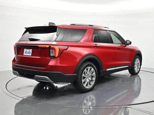 Red Metallic 2026 Ford Explorer Platinum