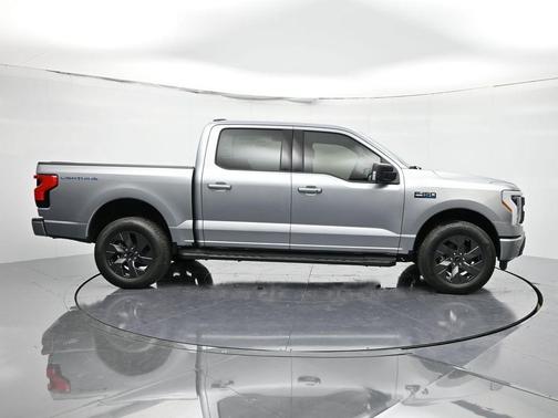 Silver Metallic 2025 Ford F-150 Lightning Flash
