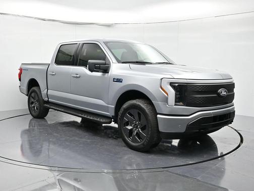 Silver Metallic 2025 Ford F-150 Lightning Flash