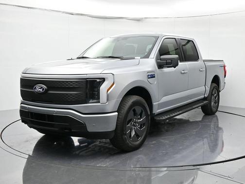 Silver Metallic 2025 Ford F-150 Lightning Flash