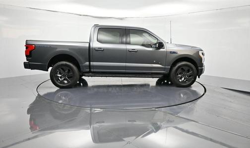 Gray Metallic 2025 Ford F-150 Lightning Flash