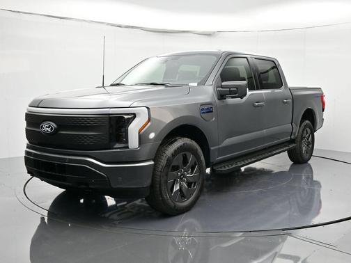 Gray Metallic 2025 Ford F-150 Lightning Flash