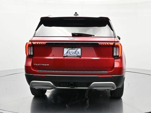 Rapid Red Metallic Tinted Clearcoat 2026 Ford Explorer Platinum