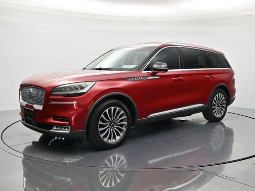 Red 2020 Lincoln Aviator Reserve RWD