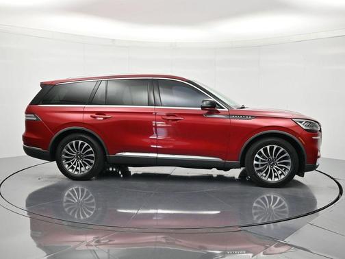 Red 2020 Lincoln Aviator Reserve RWD