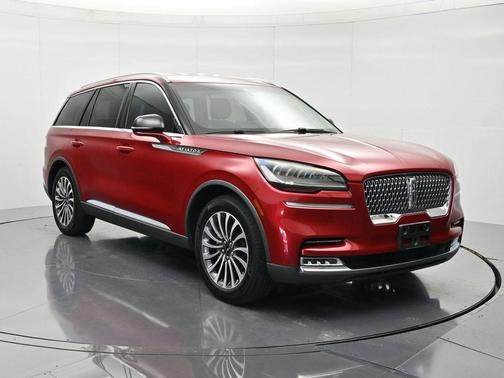 Red 2020 Lincoln Aviator Reserve RWD