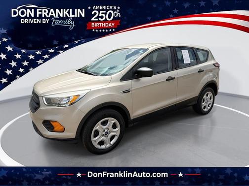 White Gold Metallic 2017 Ford Escape S