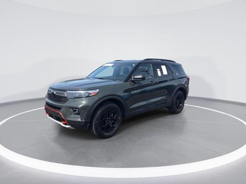 Forged Green Metallic 2023 Ford Explorer Timberline