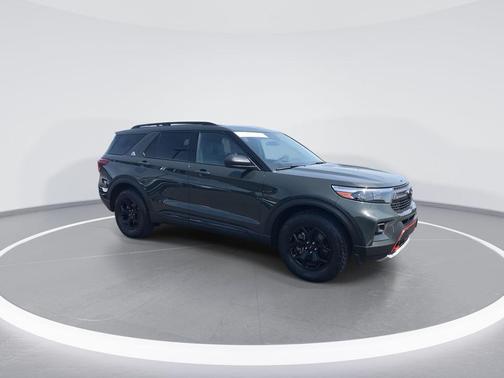 Forged Green Metallic 2023 Ford Explorer Timberline
