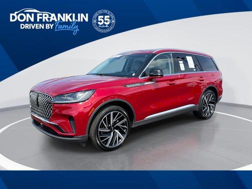 Red 2025 Lincoln Aviator Reserve AWD