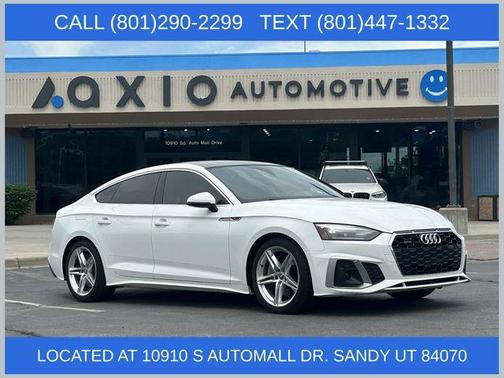 Ibis White 2021 Audi A5 Sportback 45 S line quattro Premium Hatchback