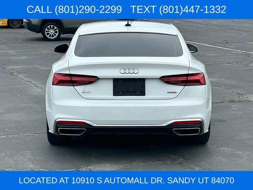 Ibis White 2021 Audi A5 Sportback 45 S line quattro Premium