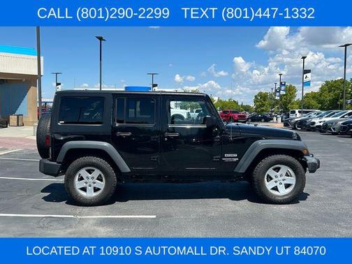 Black Clearcoat 2018 Jeep Wrangler JK Unlimited Sport