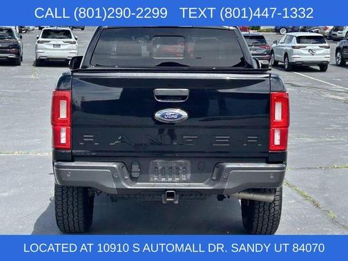 Shadow Black 2022 Ford Ranger Lariat