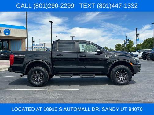 Shadow Black 2022 Ford Ranger Lariat
