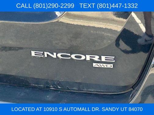 Carbon Black Metallic 2016 Buick Encore Leather